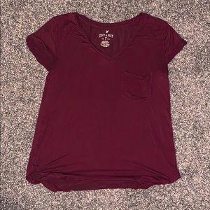 Maroon tee